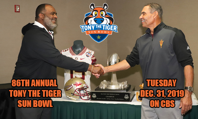 86TH ANNUAL TONY THE TIGER SUN BOWL – GAME PREVIEW
